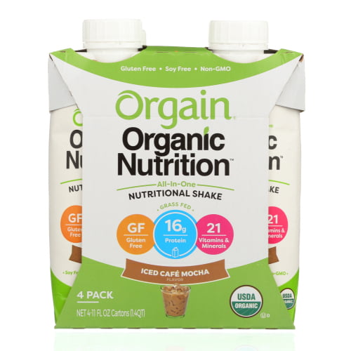 Organic Iced Cafe Mocha Nutritional Shake 4 count (11 oz each)