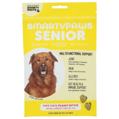 SmartyPaws Peanut Butter Senior Formula