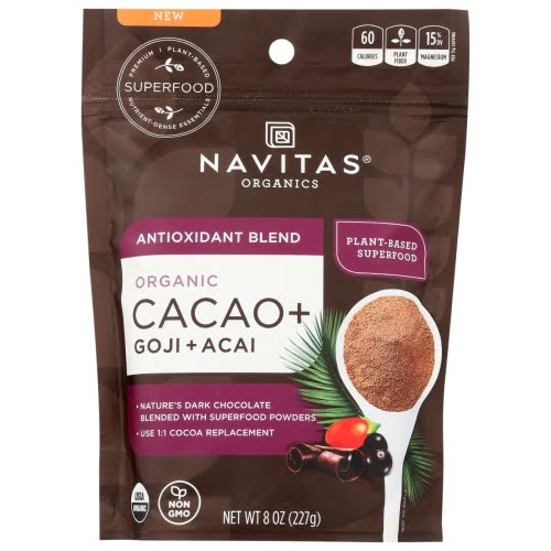 Organic Cacao + Goji + Acai Antioxidant Blend Powder