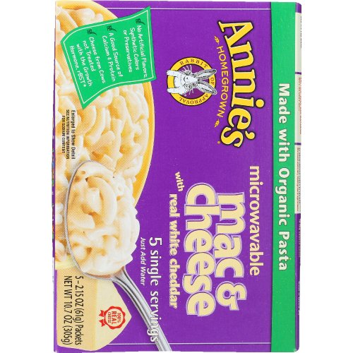 Macaroni and Cheese with Real White Cheddar 5 Single Servings
