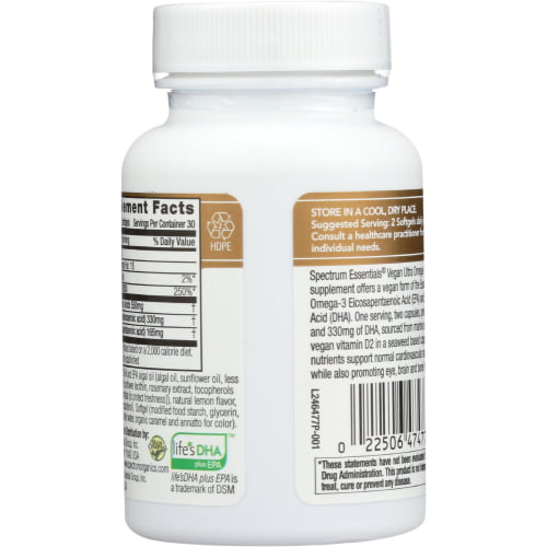 Vegan Ultra Omega-3 Epa + Dha with Vitamin D