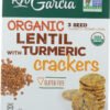 Organic Lentil with Turmeric Crackers