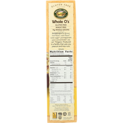 Organic Whole O’s Cereal Gluten Free