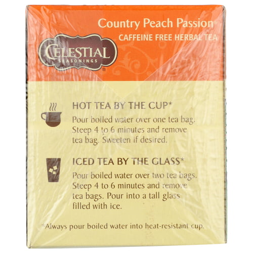 Country Peach Passion Herbal Tea Caffeine Free