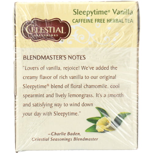 Herbal Tea Sleepytime Vanilla Caffeine Free 20 Tea Bags