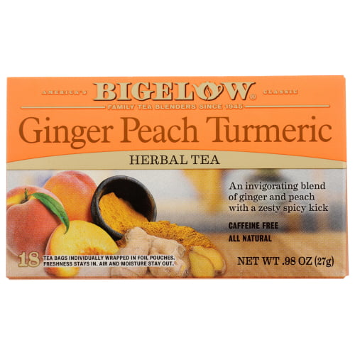 Ginger Peach Turmeric Herbal Tea