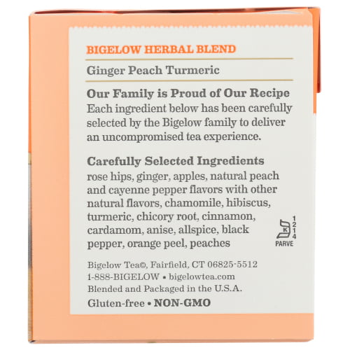 Ginger Peach Turmeric Herbal Tea