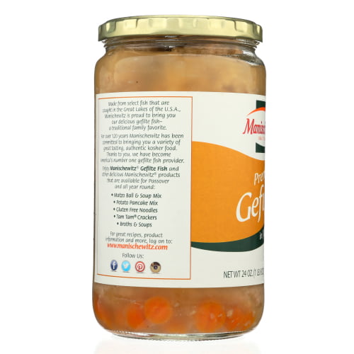 Premium Gold Gefilte Fish with Carrots in Jelled Broth