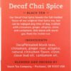 Decaf Tea Chai Spice 18 Tea Bags