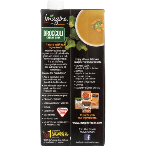 Organic Soup Creamy Broccoli