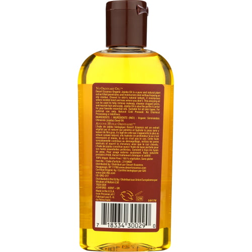 Organic Jojoba Oil for Hair Skin & Scalp