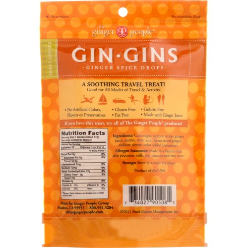 Gin Gins Ginger Spice Drops