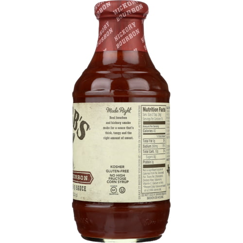 All-Natural Bar-B-Q Sauce Hickory Bourbon