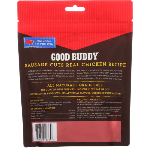 Dog Treat Good Buddy Sausage Cut Chicken