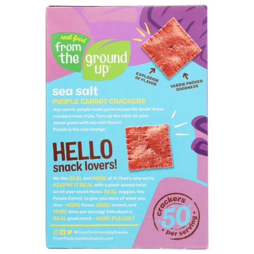 Cracker Carrot Sea Salt