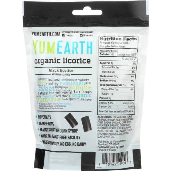 Licorice Black Gluten Free Organic