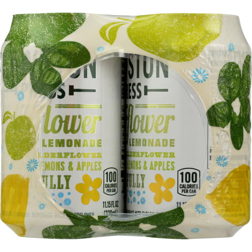 Elderflower Sparkling Lemonade Pack of 4