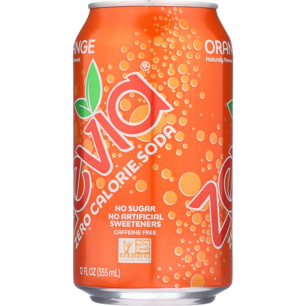 All Natural Zero Calorie Soda Orange 6-12 fl oz