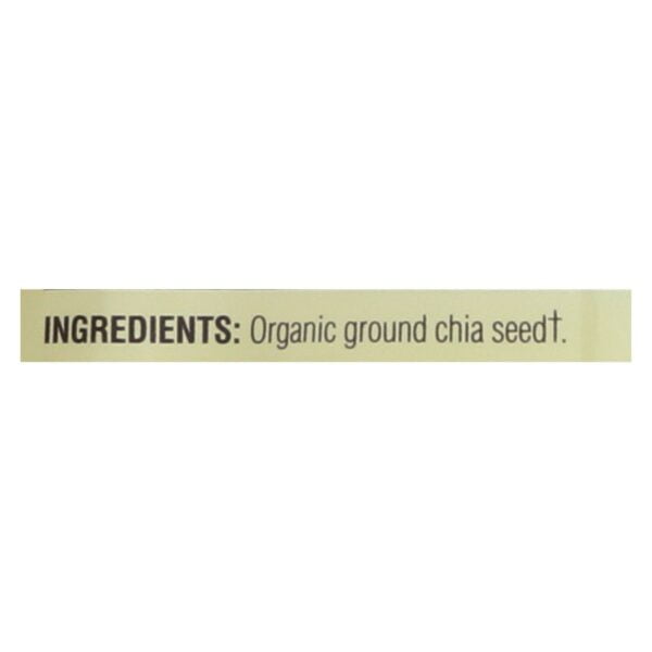 Ground Chia Seed Omega-3 & Fiber