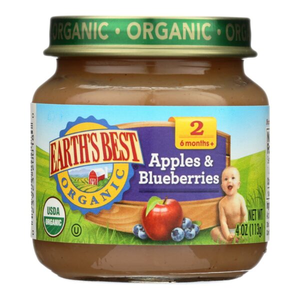 Organic Baby Food Stage 2 Apples & Blueberries