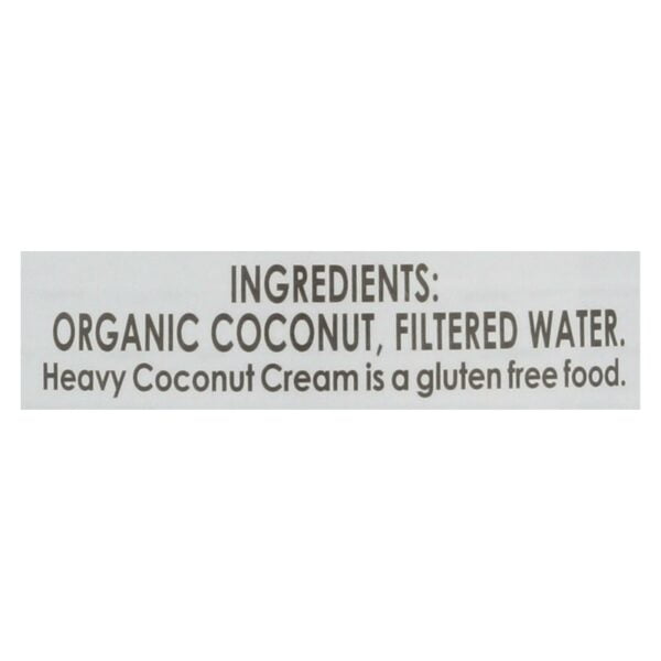 Organic Heavy Coconut Cream 30% Coconut Fat