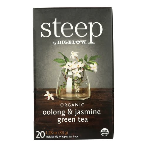 Steep Organic Oolong & Jasmine Green Tea