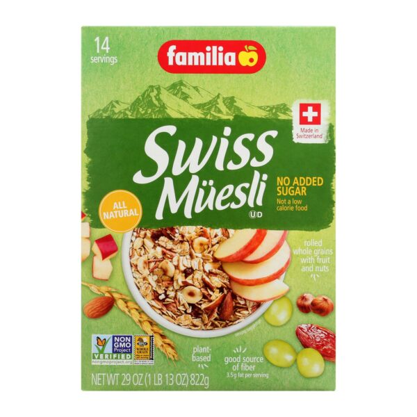 Swiss Muesli Cereal No Sugar Added