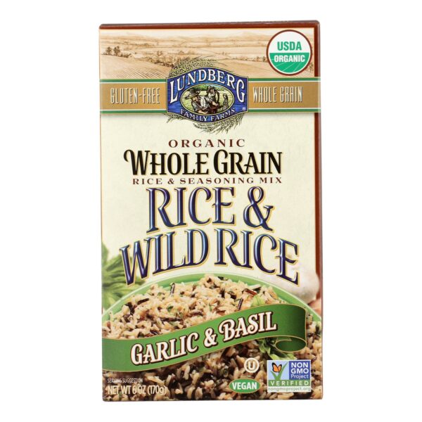 Rice and Wild Rice Garlic and Basil
