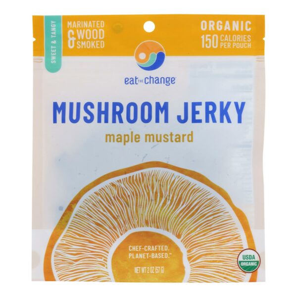 Organic Maple Mustard Mushroom Jerky