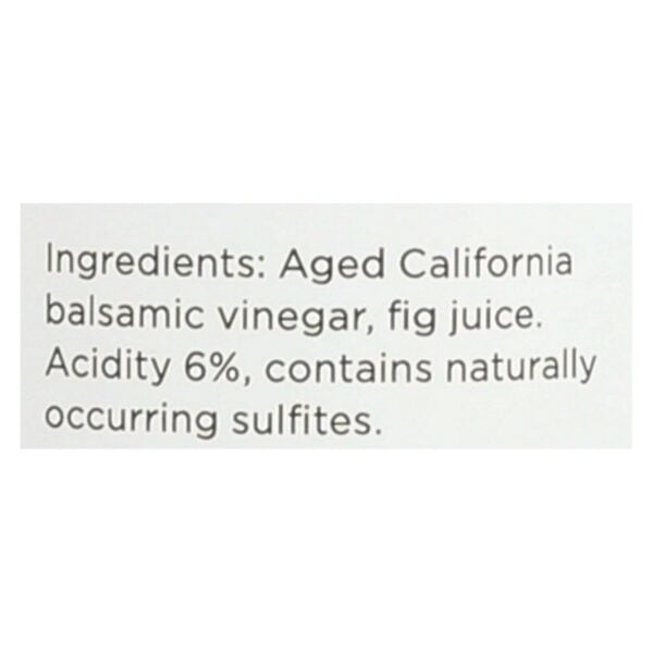 Vinegar Balsamic Fig Cali