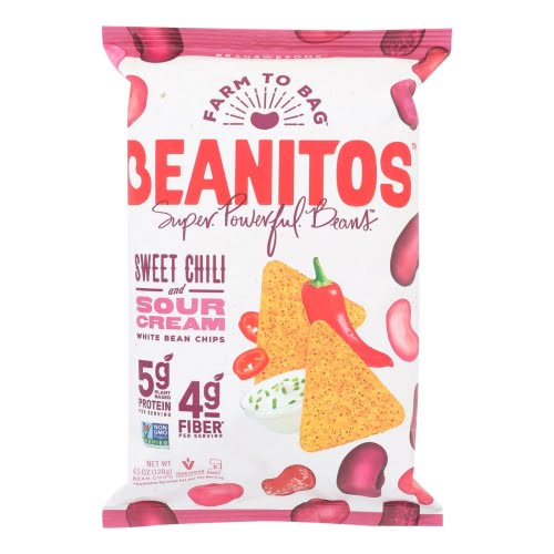 Sweet Chili and Sour Cream White Bean Chips