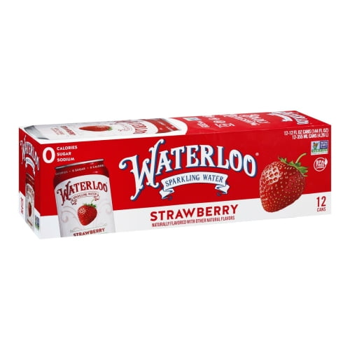 Water Sparkling Strawberry 12 Pack