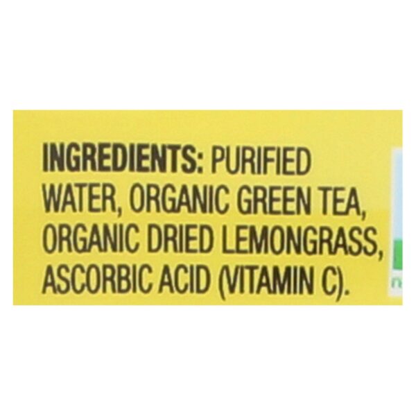 Tea Green Lemongrass Organic