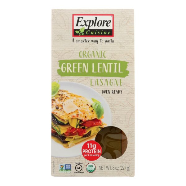 Green Lentil Lasagna Pasta