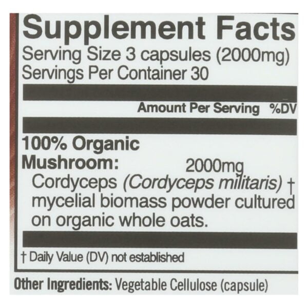 Cordyceps Dietary Supplements