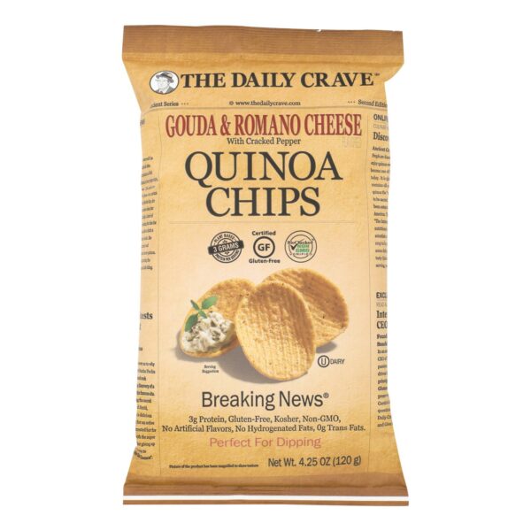 Gouda Romano Cheese Quinoa Chips