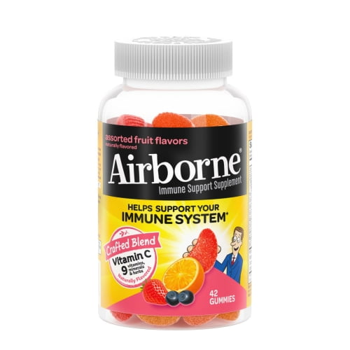 Airborne Original Gummies - Assorted Fruit Flavore