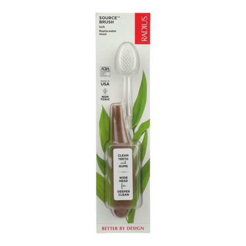 Source Toothbrush with Replacement Head Soft Bristle