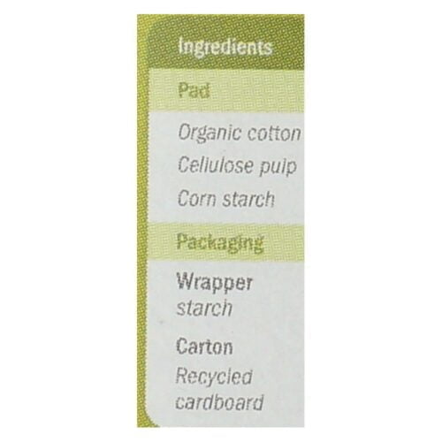Organic Cotton Natural Panty Liners Normal