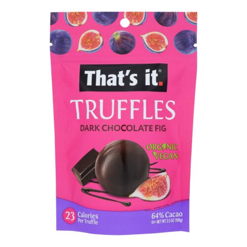 that's it dark chocolate fig truffles